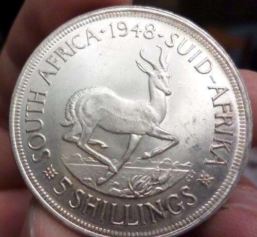 1948 CROWN- (5 Shillings)- Maybe UNC.