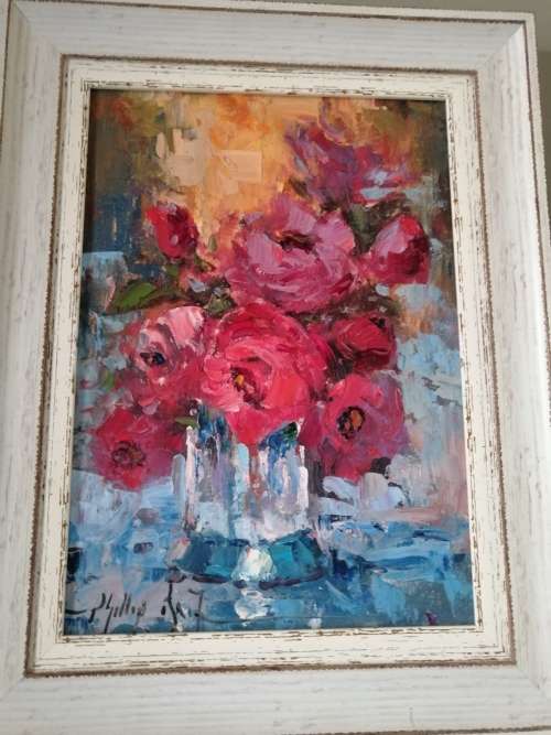 Philip Britz oil on board. Nicely done!