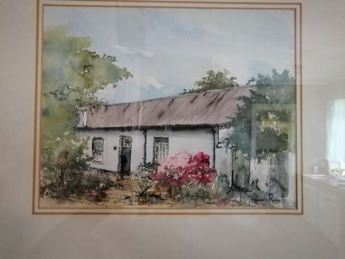 Jacques Le roux watercolor on paper.