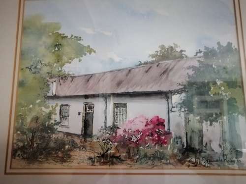 Jacques Le roux watercolor on paper.