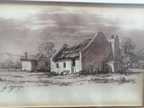 G CRONTE CHARCOAL ON PAPER!!! NICELY DONE.
