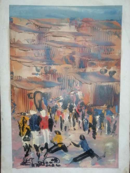 SOLOMON SEKHAELELO NICELY DONE ON PAPER