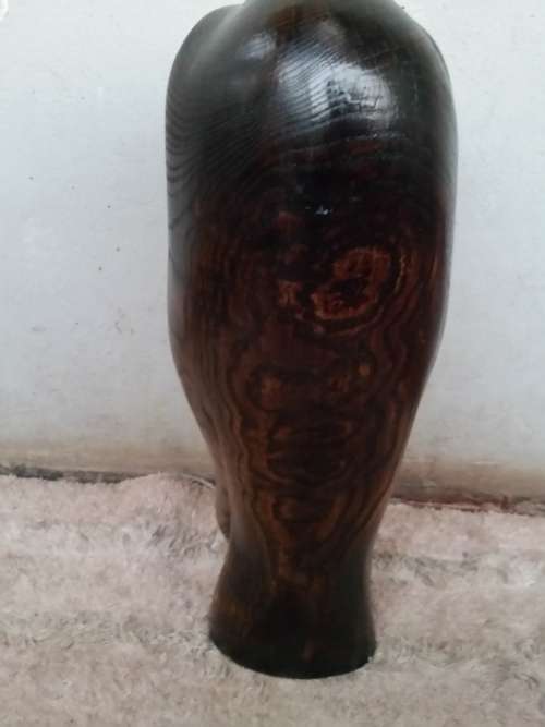 VERY UNIQUE WOOD SIGNED L. T. SITHOLE!!! THIS IS A COLLECTORS ITEM!!