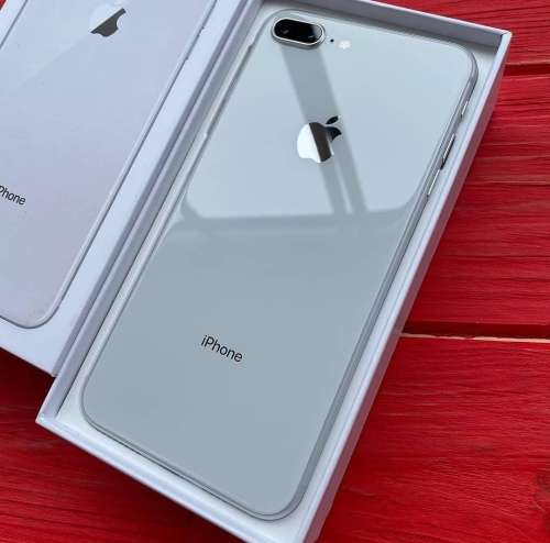 I phone 8 plus. White. 128gb