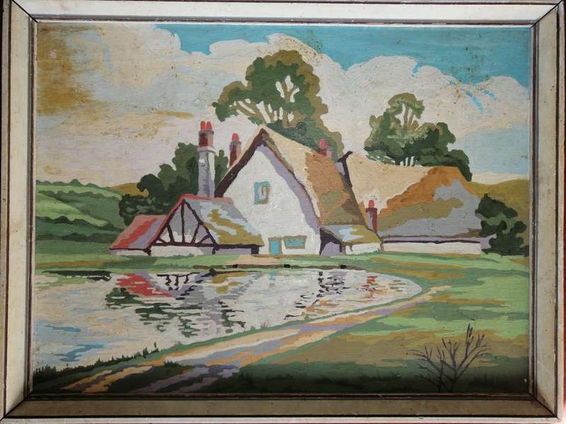 Beautiful unsigned landscape. Very nice!!