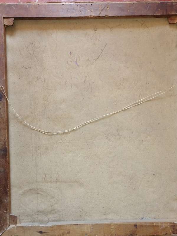 Very old oil painting on canvas signed Gregoire?!!