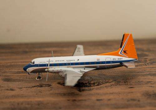SOUTH AFRICAN AIRWAYS 1/200 DIE CAST MODEL HAWKER SIDDELLY HS-748