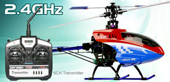 Belt-cp V2 2.4G 6CH 3D Helicopter + Many Extras