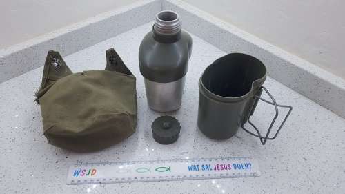 Rare Vintage Military SA/Rhodesian Water Bottle!