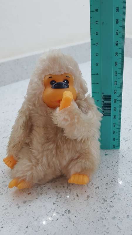 SUPER CUTE! Vintage Russ Berrie Baby Gonga Gorilla