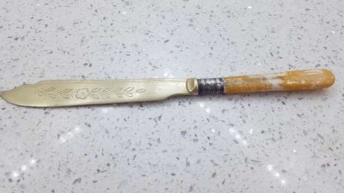 Vintage Plated Silver Butter Knive!
