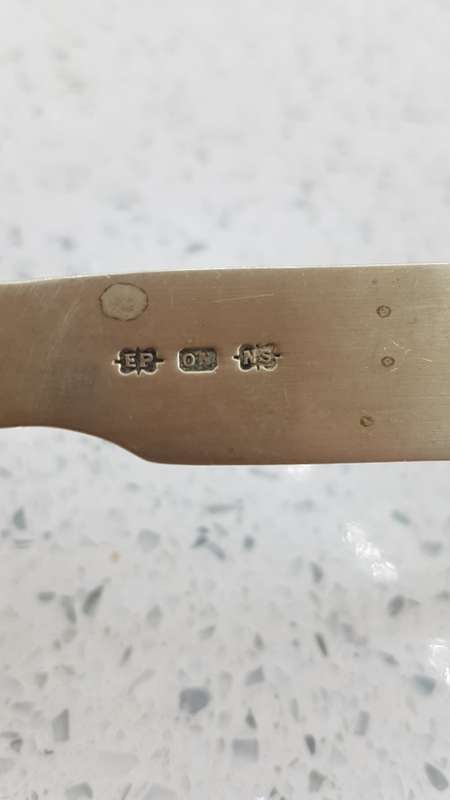 Vintage Plated Silver Butter Knive!