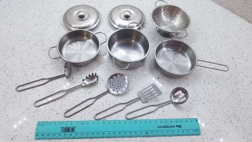 MARVELLOUS! Kitchen Simulation Series Metal Pots, Pans and Utensils!