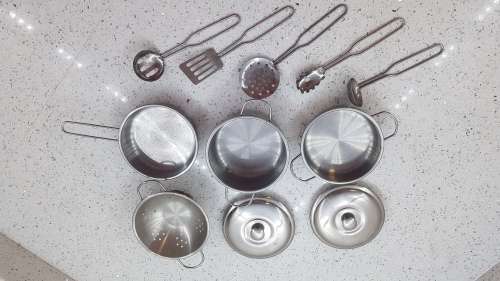 MARVELLOUS! Kitchen Simulation Series Metal Pots, Pans and Utensils!
