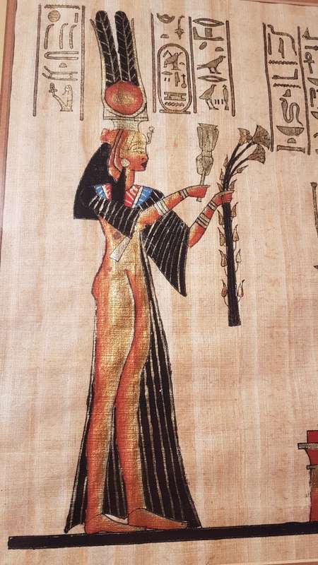Exceptional Vintage Framed Egyptian Papyrus Art (4 of 4)!