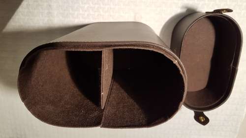 Harrods two bottle faux-leather wine/champagne bottle holder