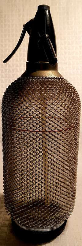 Vintage Soda Seltzer Bottle Chain Mail Mesh!!!