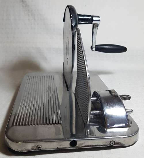 Rare Vintage Enamel Bread/Meat slicer!!!