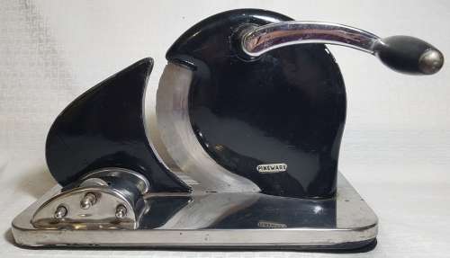Rare Vintage Enamel Bread/Meat slicer!!!