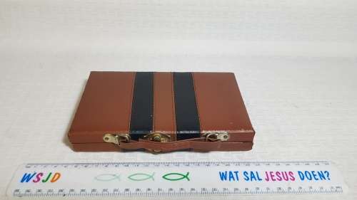Vintage Dominos In A Leather Case!!! (complete)