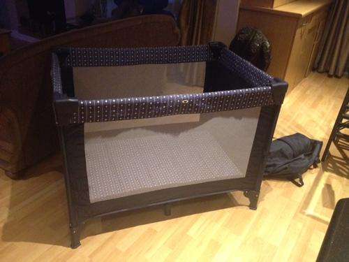 BABY CAMP COT - Includes sleeping wedge