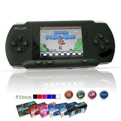 ***PVP Pocket Game Console with 999999 in 1 Game Card***