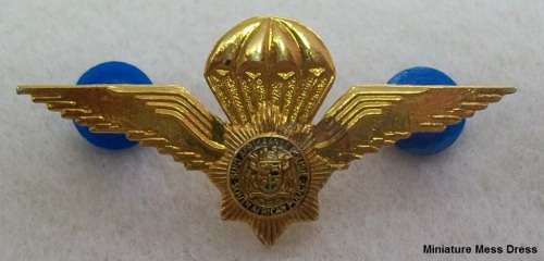 Special Task Force - Parachute Wings - Miniature Mess dress (used before 1995) - ORIGINAL