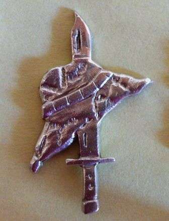 Ops Hooper - (ops into Angola) - participation breast badge - (silver) - VERY SCARCE