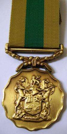 SADF, 10yrs Service - full size - 1986 issue