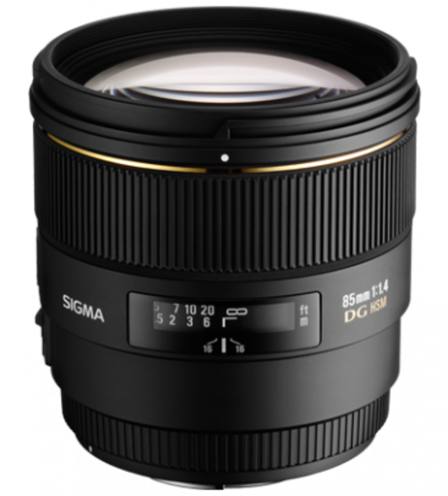 Sigma 85mm f/1.4 EX DG HSM Lens For Nikon Digital SLR Cameras