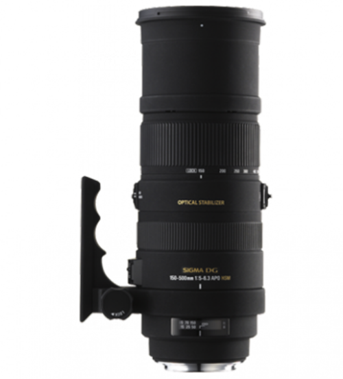 Sigma 150-500mm F5-6.3 APO DG OS HSM Lens For Nikon Digital SLR Cameras