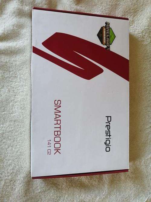 BRAND NEW PRESTIGIO 141C2 SMARTBOOK WINDOWS 10, BAG, WIRELESS MOUSE, MINDCRAFT LIMITED EDITION