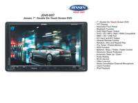 Late entry. Jensen 7 Inch Double din Touch screen DVD. JDVD-DD7. Only 3 months old. Still new.
