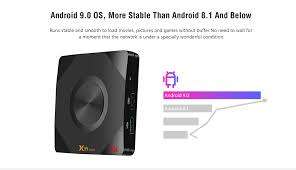 X99 Mini 6K TV Box Android 9.0 OS - 4GB RAM+64GB
