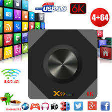 X99 Mini 6K TV Box Android 9.0 OS - 4GB RAM+64GB
