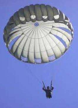 Parachute Canopy, complete with Harness - for decoration
