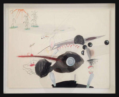 Marlise Keith - Excellent investment- Mixed media on paper mounted in frame 745mm x 595mm - 2009