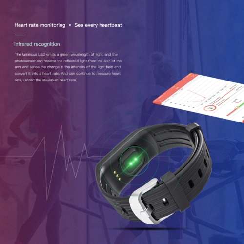 K1- Smart Fitness Tracker - Blue