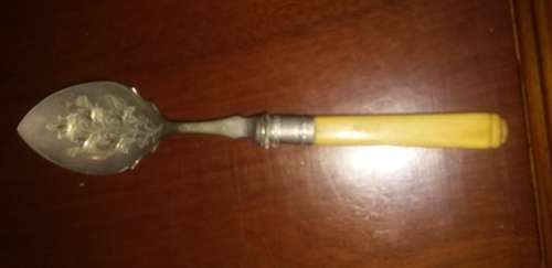 Silver and Ivory teaspoon