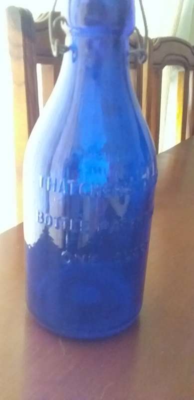 Vintage Absolutely pure milk bottle