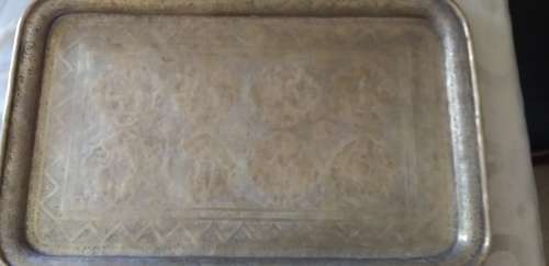 Brass serving tray