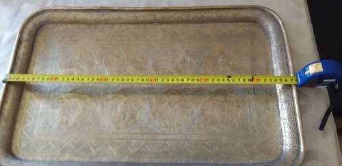 Brass serving tray