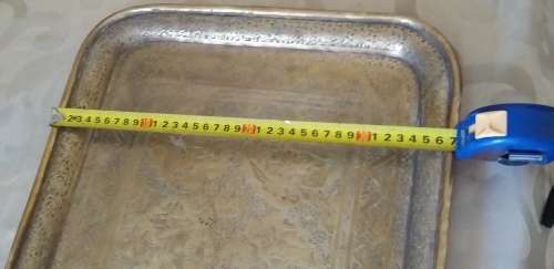 Brass serving tray