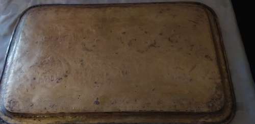 Brass serving tray