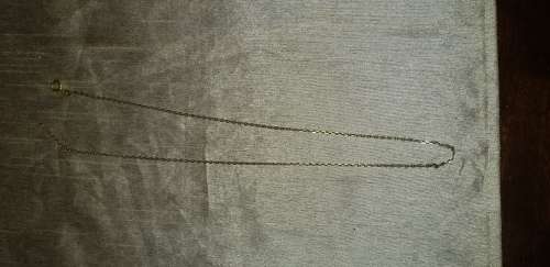 Rolled gold necklace