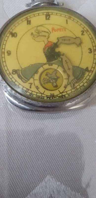Vintage Popeye the sailor Man pocket watch