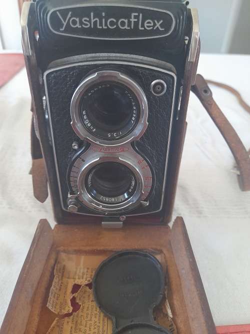 Vintage Yashica cameras X2