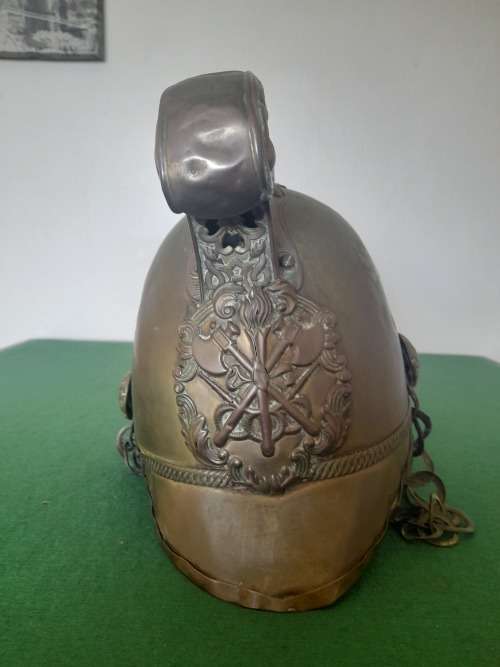 British fire service helmet