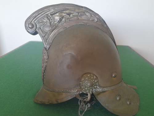 British fire service helmet