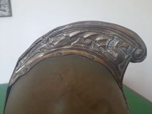British fire service helmet